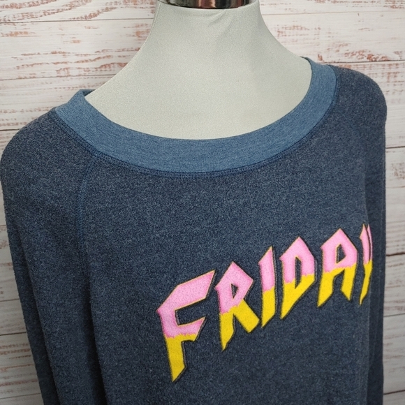 WILDFOX Friday Graphic Top Size S - Picture 4 of 13